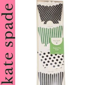 Kate Spade Bew York Polka Dot and Stripe Fry Cups- 8-Count